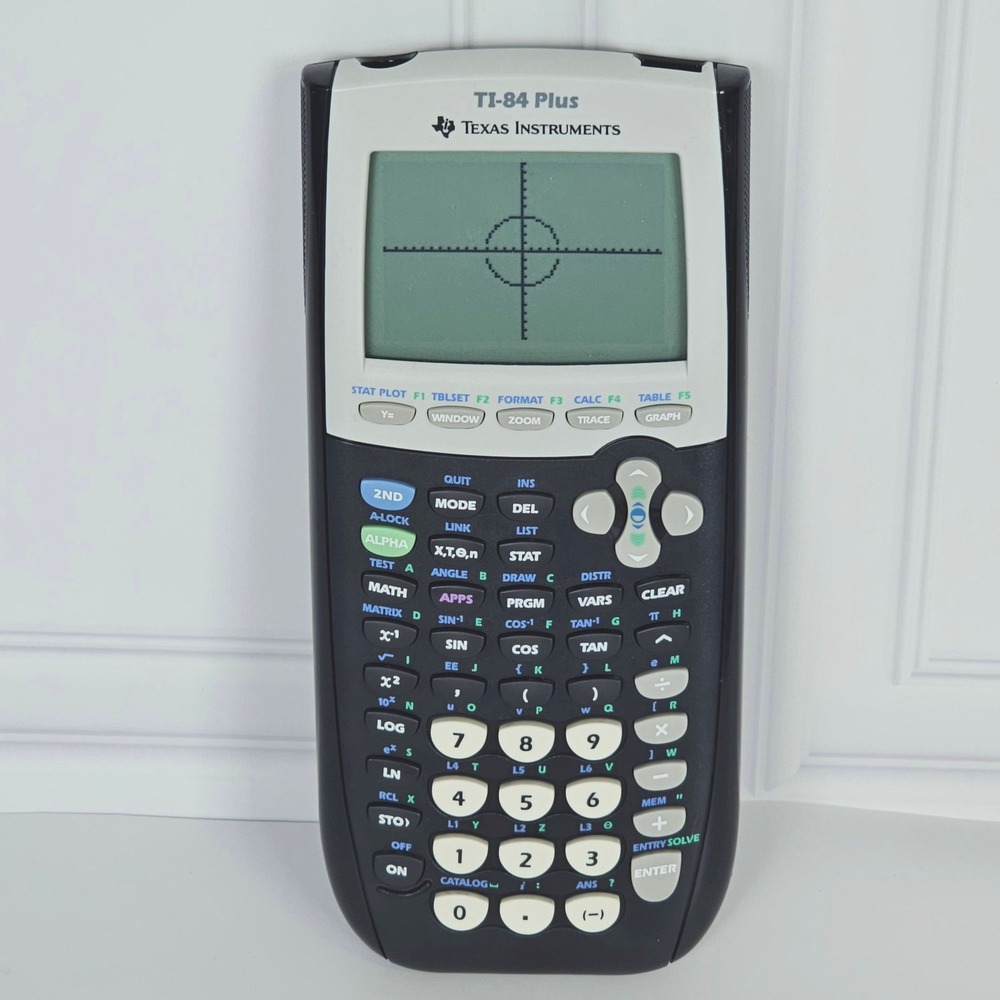 Texas Instruments TI-84 Plus TI-84PL Graphing Calculator Black Silver Ed Vintage